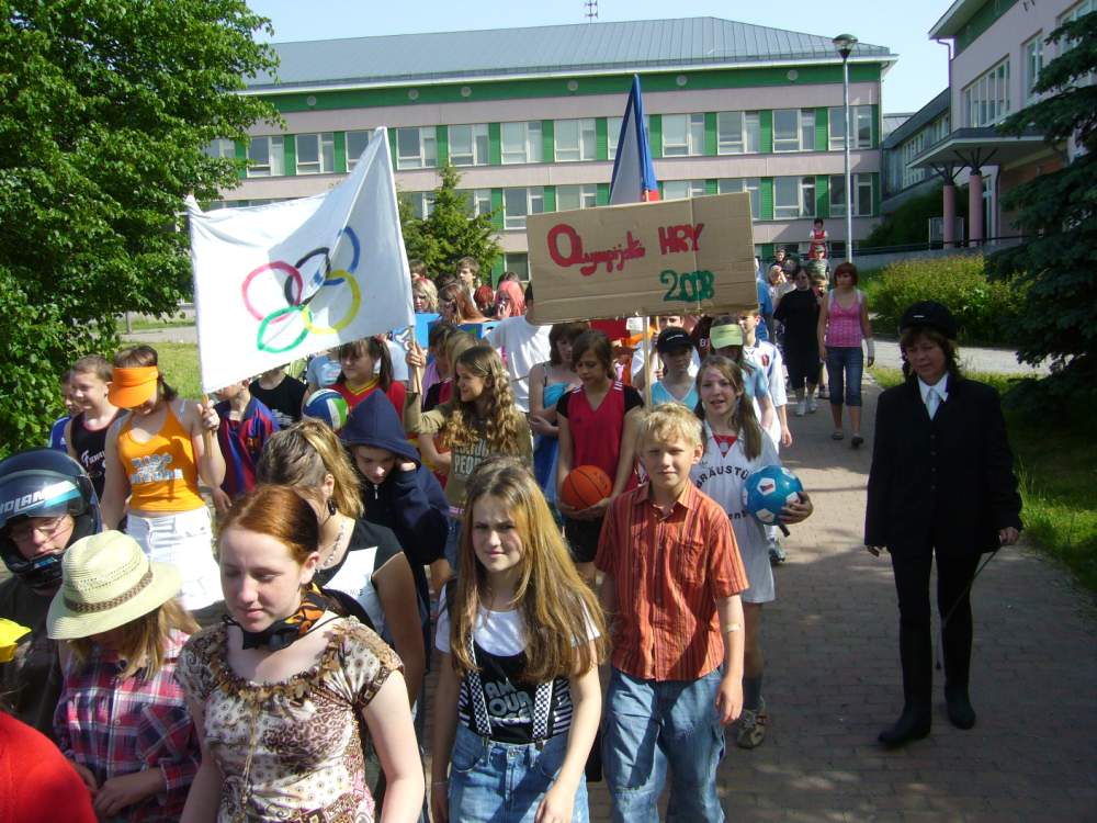 Školní karneval na konci roku