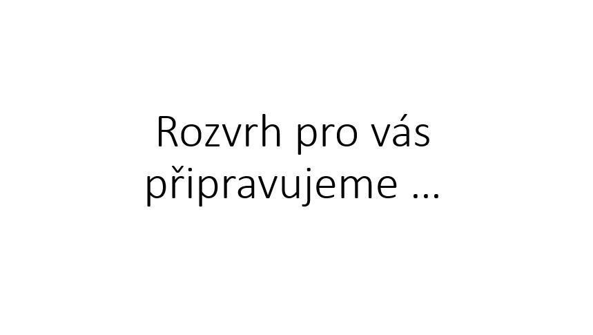 rozvrh IV. A