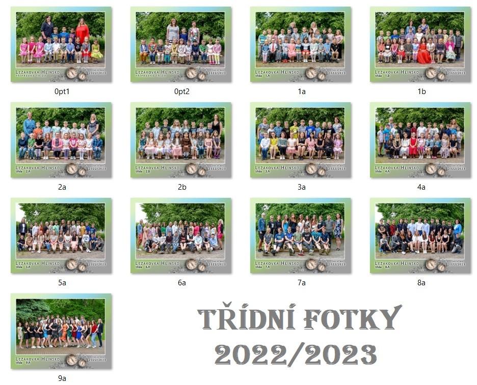 Třídní fotky 2022/2023