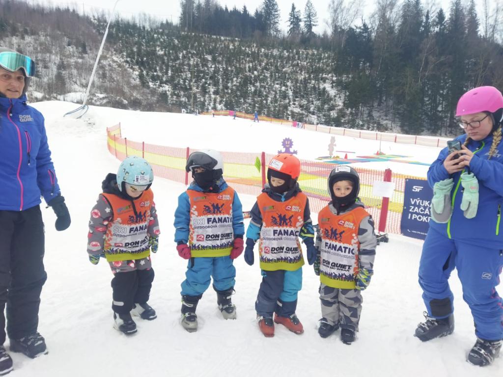 Předškoláčci zahájili lyžařský kurz PT1, PT2